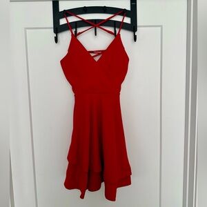 Red Mini Dress (size 5)